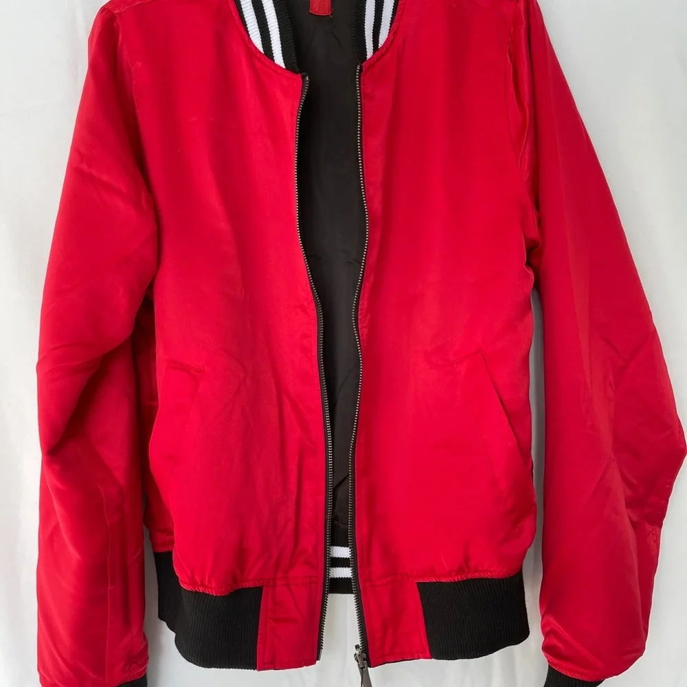 Del Toro, New, Men, Satin Bomber Reversible Jacket